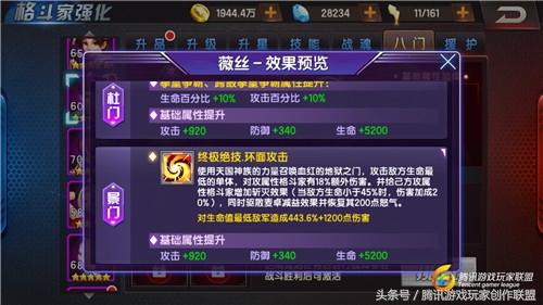 拳皇98终极之战OL薇丝八门详情 